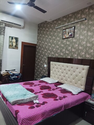 Bedroom in 2 BHK Builder Floor at Dhakoli Village – for Sale