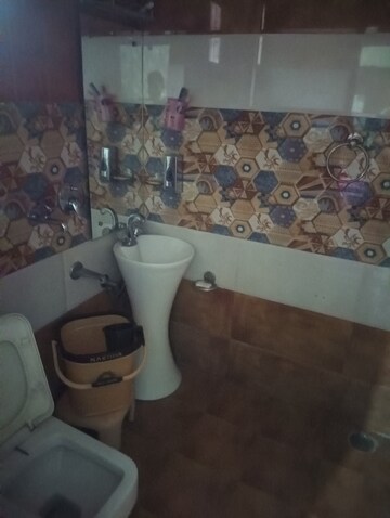Bathroom in 2 BHK Builder Floor at Dhakoli Village – for Sale