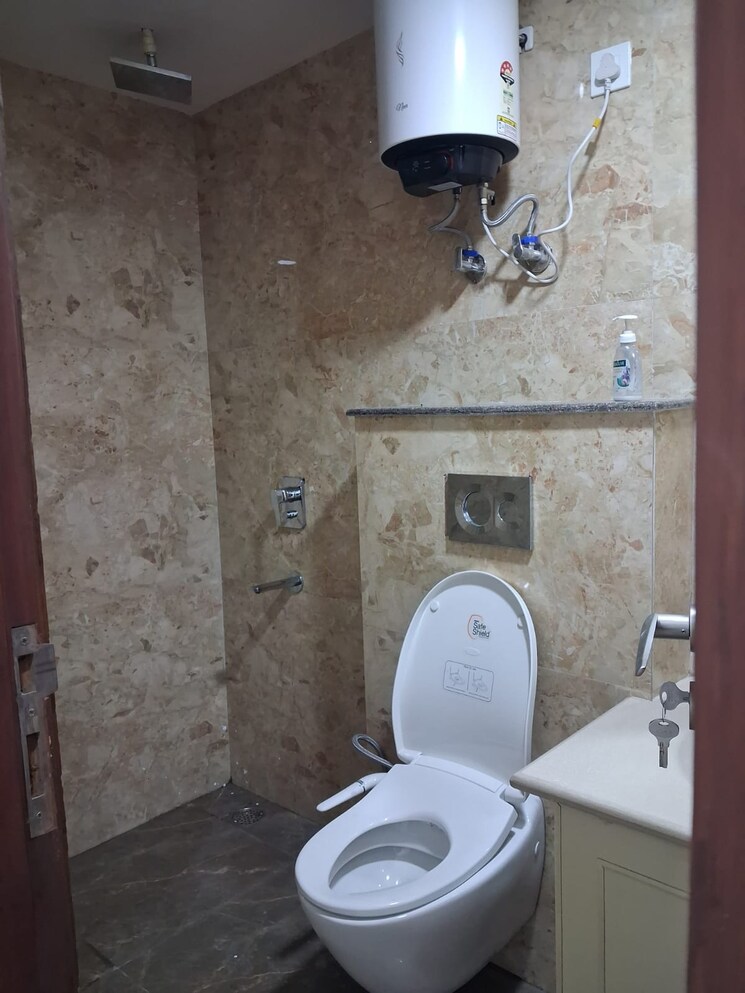 Bathroom, ansal-sushant-lok-i 1 RK 550 Sq.Ft. Builder Floor In Sector 43 Gurgaon 7851268