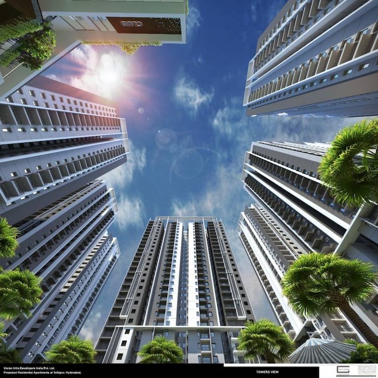 Exterior View, vision-arsha 2 Bedroom 1390 Sq.Ft. Apartment In Tellapur Hyderabad 7851838