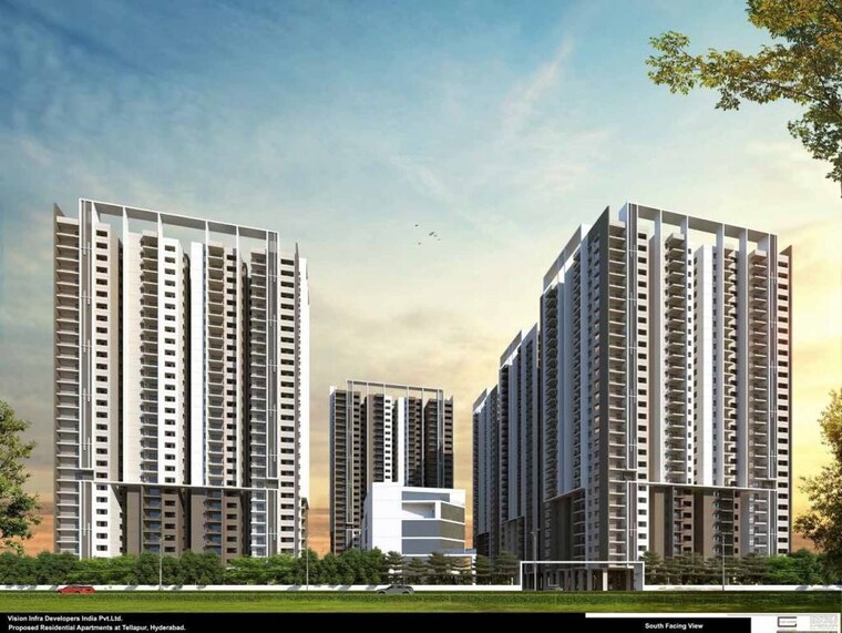 Exterior View, vision-arsha 3 Bedroom 2700 Sq.Ft. Apartment In Tellapur Hyderabad 7852007