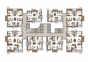 Floor Plan in 3 BHK Apartment at Vision Arsha, Tellapur – for Sale