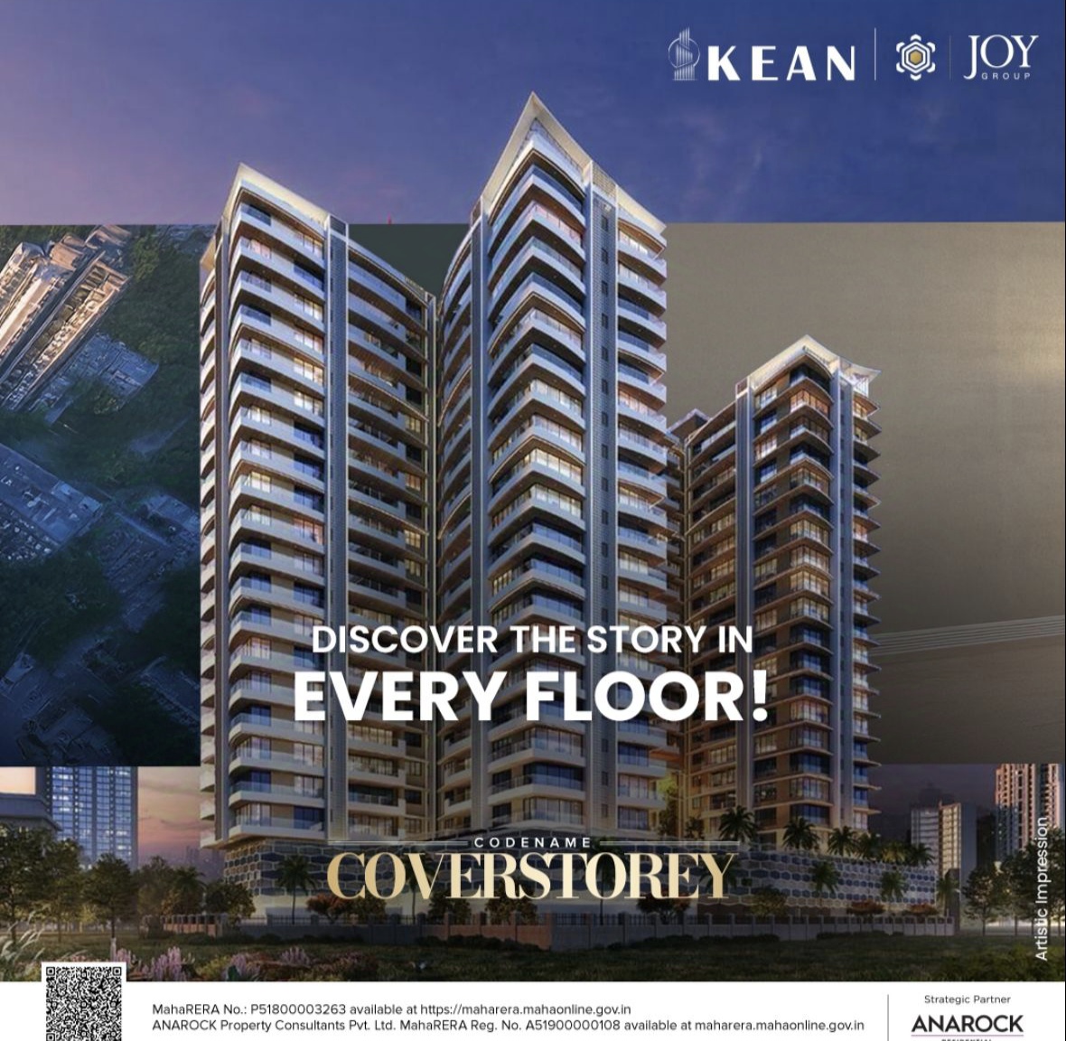 3 BHK 1851 Sq.Ft. Apartment in Joy Legend