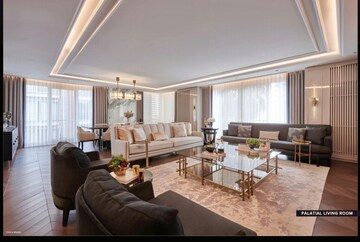Living Room in 3 BHK Apartment at Joy Legend, Khar West – for Sale