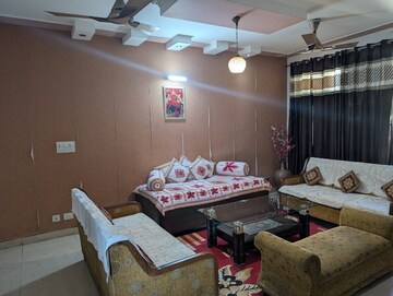 Living Room in 3 BHK Apartment at Dhakoli Village – for Sale