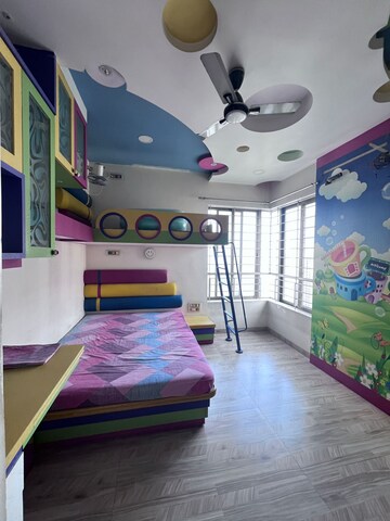 Bedroom in 3 BHK Apartment at Lodha Luxuria, Majiwada – for Sale