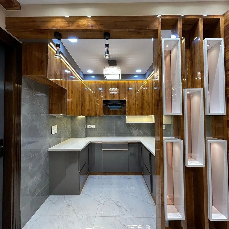 Kitchen, dwarka 3 Bedroom 90 Sq.Yd. Builder Floor In Dwarka Delhi 7852299