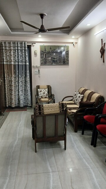 Living Room in 3 BHK Apartment at Abul Fazal Enclave Part 1 – for Sale