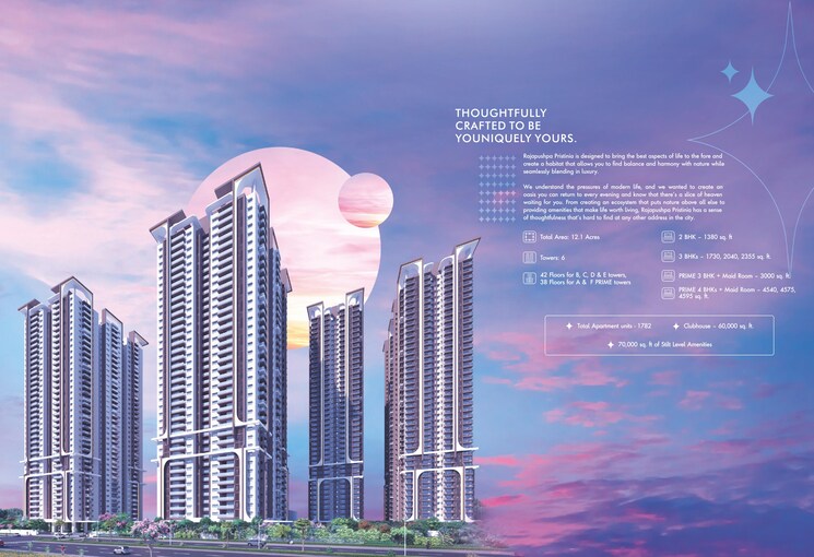 Exterior View, rajapushpa-pristinia 4 Bedroom 4595 Sq.Ft. Apartment In Kokapet Hyderabad 7853264