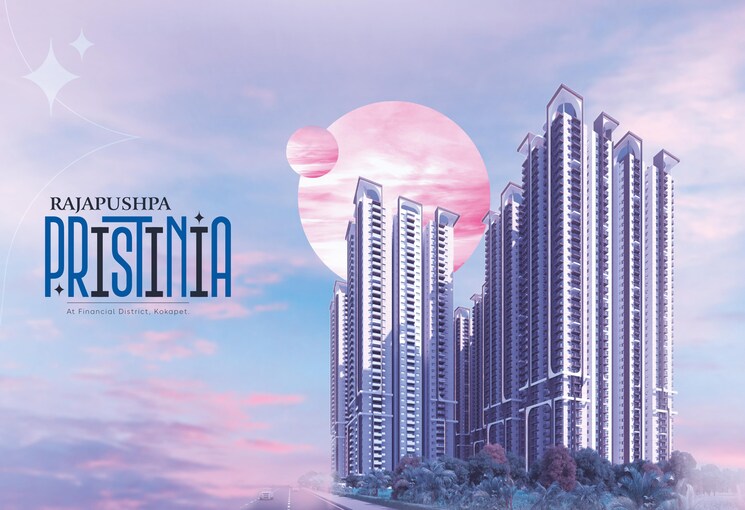 Exterior View, rajapushpa-pristinia 4 Bedroom 4575 Sq.Ft. Apartment In Kokapet Hyderabad 7853274