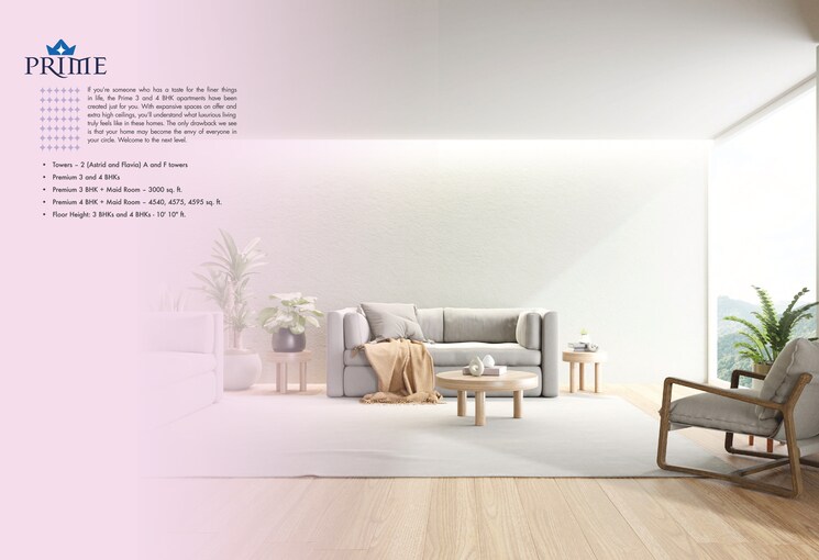 Living Room, rajapushpa-pristinia 4 Bedroom 4575 Sq.Ft. Apartment In Kokapet Hyderabad 7853274