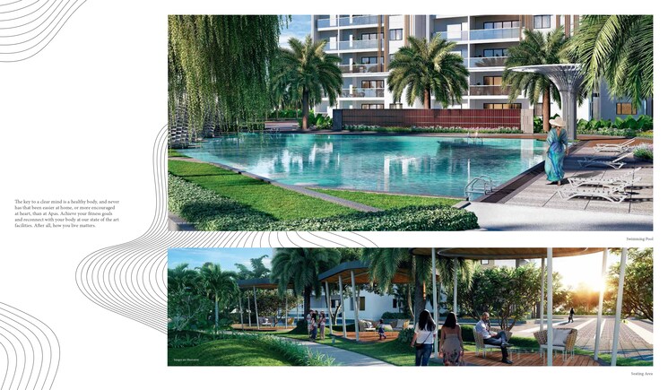 Garden, my-home-apas 3 Bedroom 2765 Sq.Ft. Apartment In Kokapet Hyderabad 7853292