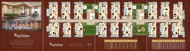 Master Plan, rv-vibhuman 3 Bedroom 1658 Sq.Ft. Apartment In Kondapur Hyderabad 7853337