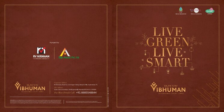 undefined, rv-vibhuman 3 Bedroom 1658 Sq.Ft. Apartment In Kondapur Hyderabad 7853337