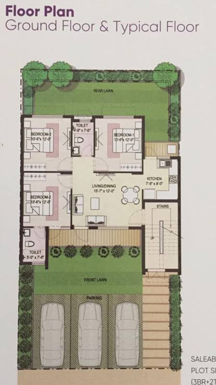 Master Plan, lavender-floors 3 Bedroom 265 Sq.Yd. Builder Floor In Sector 89 Faridabad 7853427