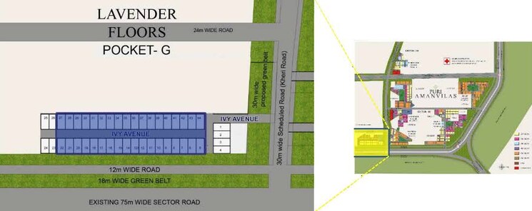 Master Plan, lavender-floors 3 Bedroom 265 Sq.Yd. Builder Floor In Sector 89 Faridabad 7853427