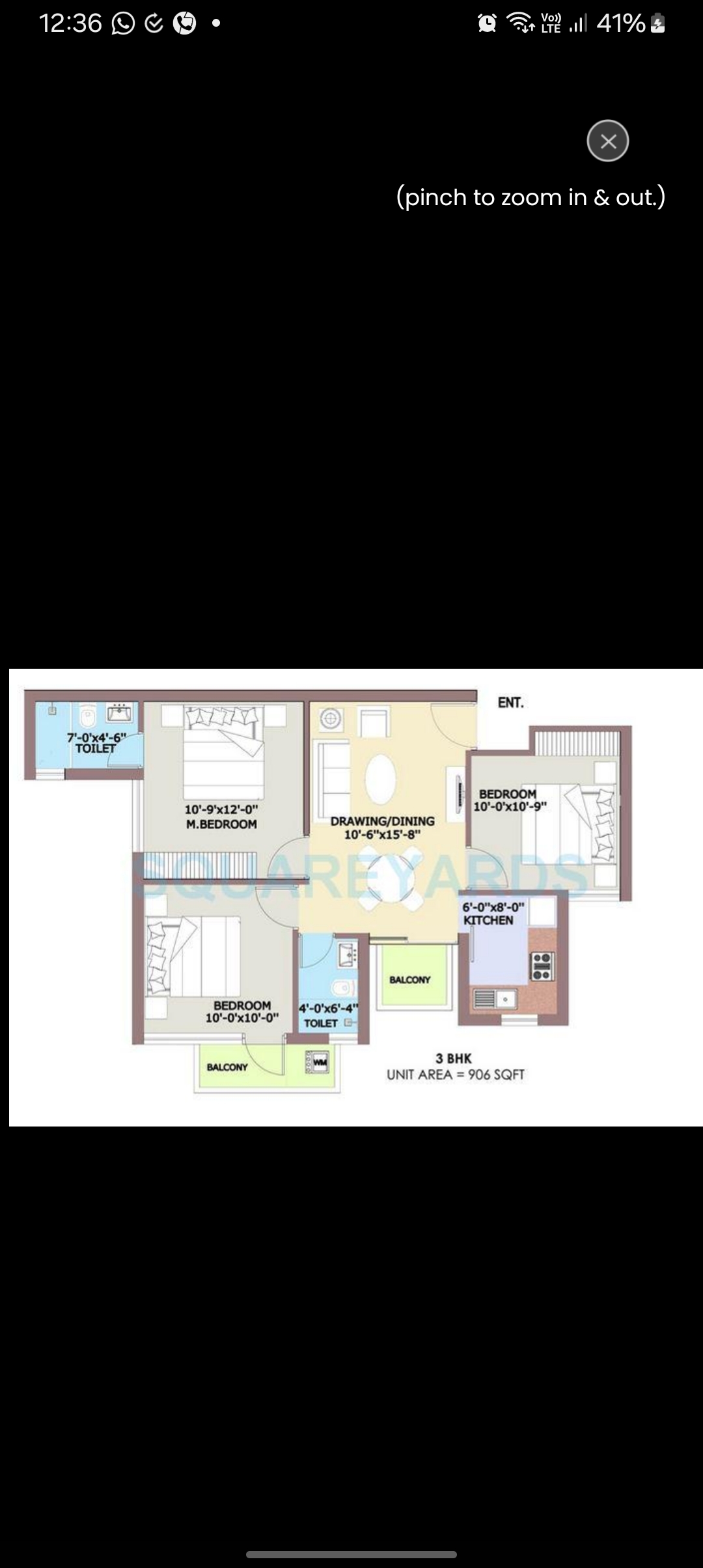 3 BHK + Study Room Apartment For Sale in BPTP Park Elite Premium