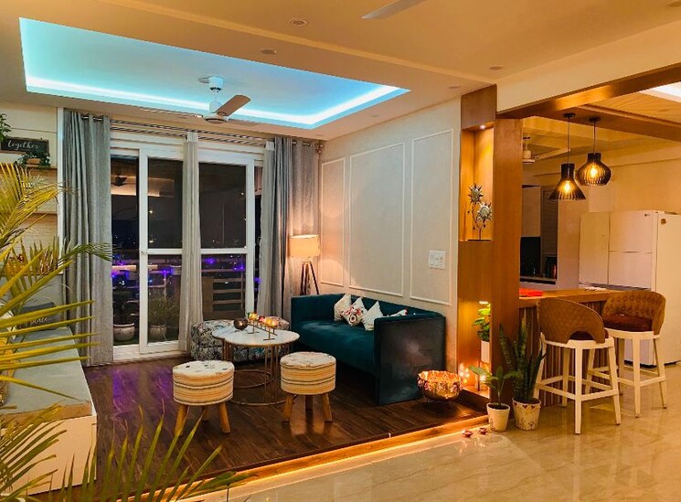 Living Room, shree-balaji-cghs 4 Bedroom 2700 Sq.Ft. Apartment In Sector 45 Faridabad 7853671