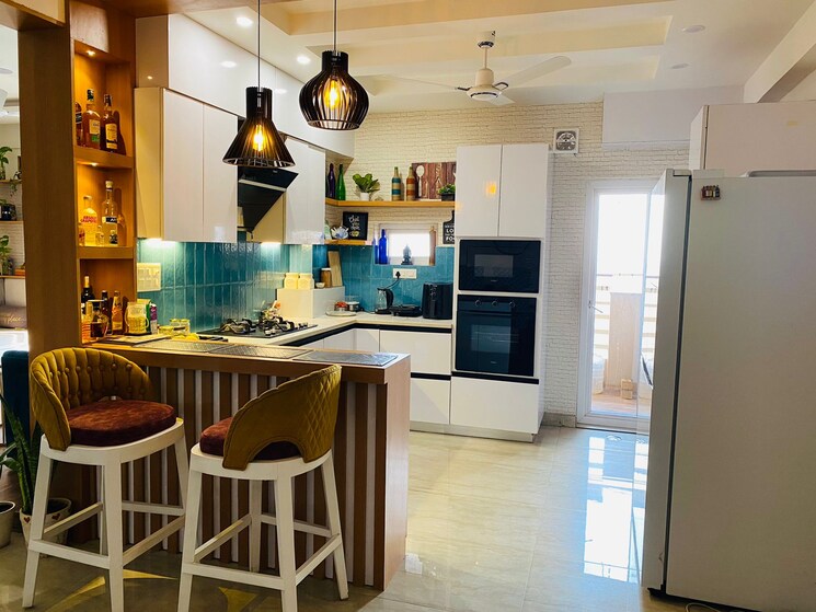 Kitchen, shree-balaji-cghs 4 Bedroom 2700 Sq.Ft. Apartment In Sector 45 Faridabad 7853671