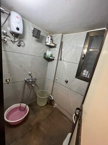 Bathroom in 1 BHK Apartment at Swastik Residency 1, Ghodbunder Road – for Sale