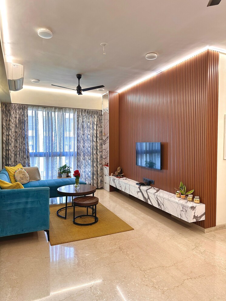 Living Room, lodha-sterling 2 Bedroom 950 Sq.Ft. Apartment In Kolshet Road Thane 7853905
