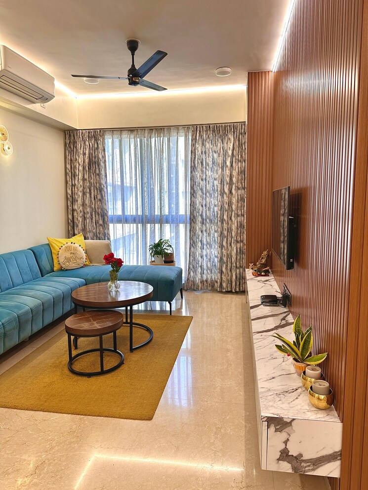 Living Room, lodha-sterling 2 Bedroom 950 Sq.Ft. Apartment In Kolshet Road Thane 7853905