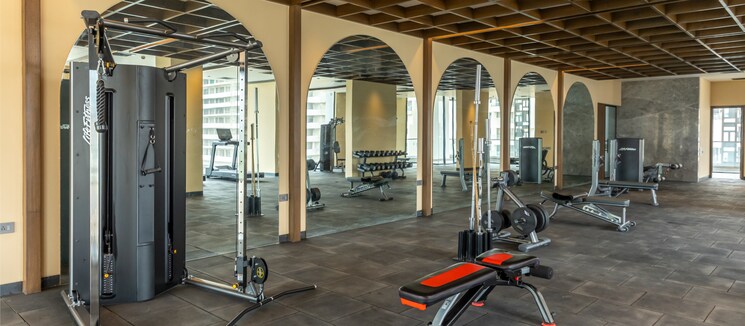 Gym, myscape-loft 4 Bedroom 5100 Sq.Ft. Apartment In Nanakramguda Hyderabad 7853890