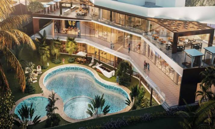 Swimming Pool, smart-world-gems 3.5 Bedroom 1494 Sq.Ft. Builder Floor In Sector 89 Gurgaon 7854352