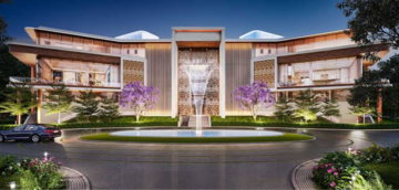 Swimming Pool in 3.5 BHK Builder Floor at Smart World Gems, Sector 89 – for Sale