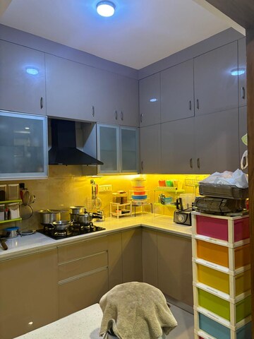 Kitchen in 3 BHK Apartment at Prateek Grand City, Siddharth Vihar – for Sale