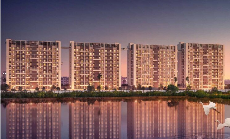 Exterior View, merlin-lakescape 3 Bedroom 903 Sq.Ft. Apartment In Rajarhat Kolkata 7855824