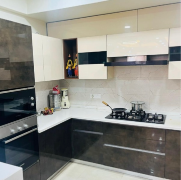 Kitchen in 3 BHK Apartment at Tulip Violet, Palda Dhaani – for Rent