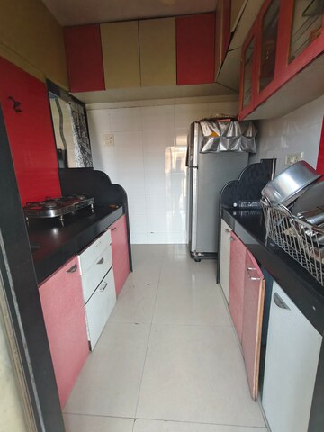 Kitchen in 1 BHK Apartment at Indralok Heights, Bhayandar East – for Sale