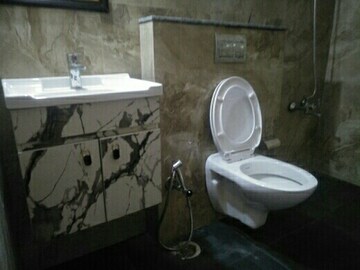Bathroom in 1 RK Apartment at Supertech North Eye, Sector 74 – for Sale