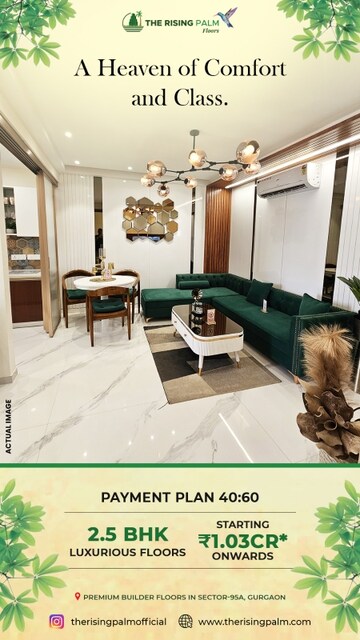 Master Bedroom in 3 BHK Apartment at BPTP Spacio, Sector 37d – for Sale