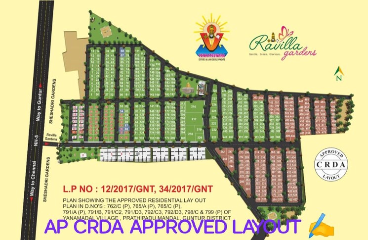 Map Location, chilakaluripeta  300 Sq.Yd. Plot In Chilakaluripeta Guntur 7856497