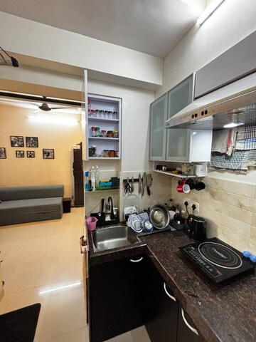 Master Bedroom in 1 BHK Apartment at Dhaval Sunrise Orlem, Malad West – for Sale