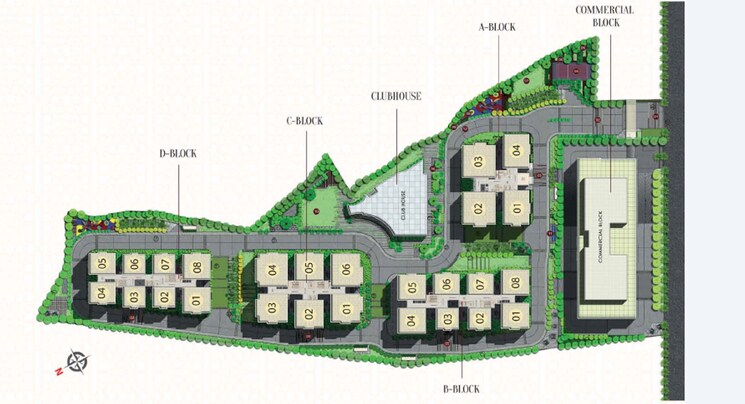 Master Plan, salarpuria-sattva-magnus 2 Bedroom 1220 Sq.Ft. Apartment In Jubilee Hills Hyderabad 7856794