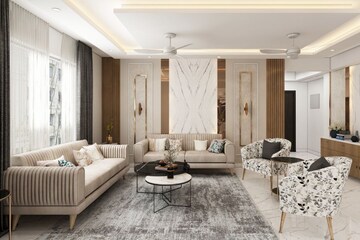 Living Room in 3 BHK Apartment at Madhapur – for Sale