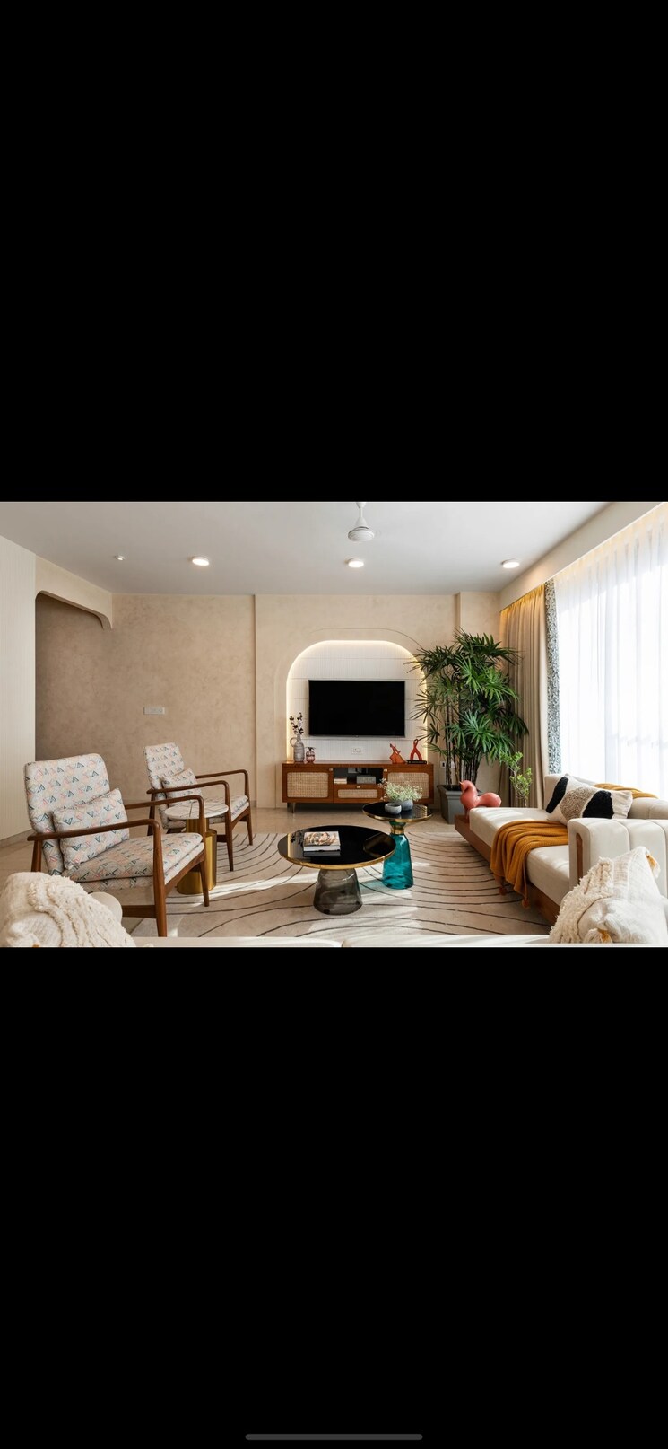 Living Room, elegant-navratnamala-chs 2 Bedroom 965 Sq.Ft. Apartment In Santacruz East Mumbai 7856997