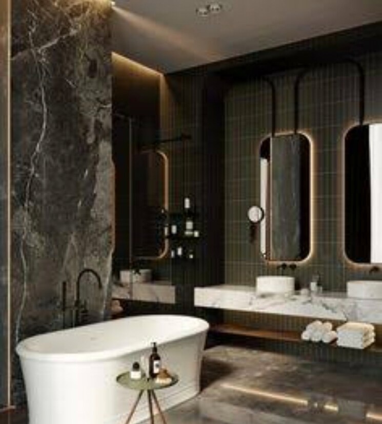 Bathroom, gaur-14th-avenue-high-street 2 Bedroom 985 Sq.Ft. Apartment In Sector 16c Greater Noida Greater Noida 7857024