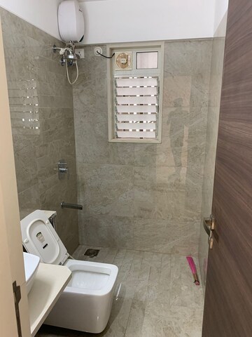 Bathroom in 3 BHK Apartment at Gurukrupa Vyom, Juhu – for Rent