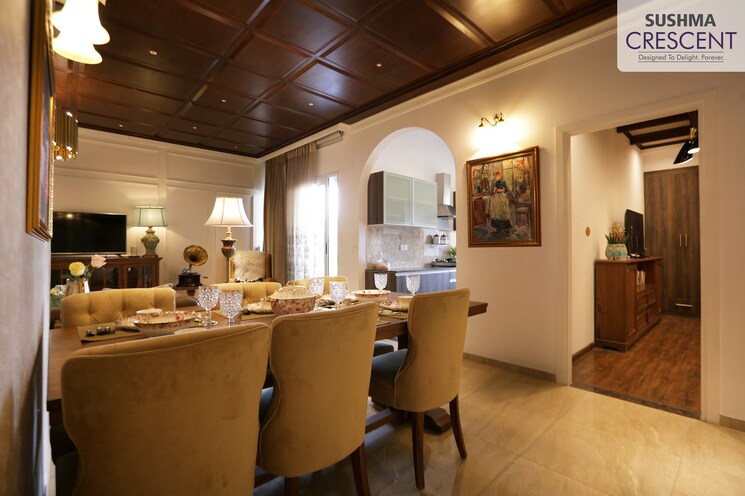 Master Bedroom, sushma-crescent 2 Bedroom 1310 Sq.Ft. Apartment In Dhakoli Village Zirakpur 7857034