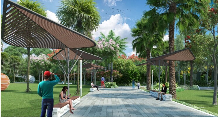 Garden, hallmark-imperia 5 Bedroom 5255 Sq.Ft. Villa In Osman Nagar Hyderabad 7857048