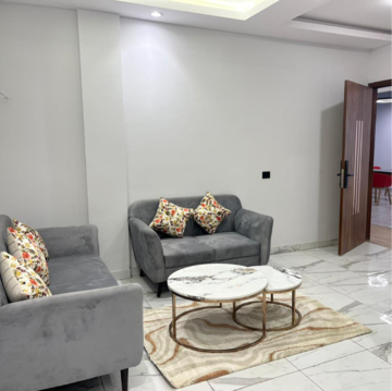 Living Room in 3 BHK Apartment at Prateek Grand Carnesia, Pratap Vihar – for Sale