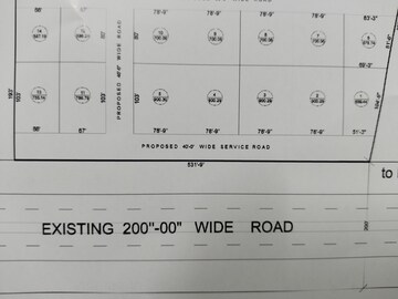  Land – Map Location View at Dilwarguda - for Sale