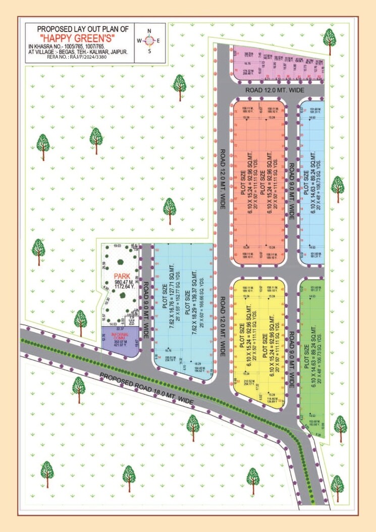 Exterior View, kisaan-happy-prangan  111 Sq.Yd. Plot In Bindayaka Jaipur 7857302