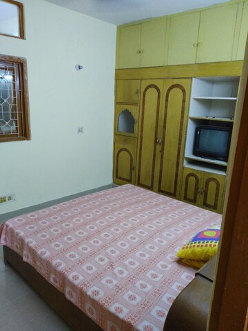 Bedroom in 2 BHK Builder Floor at Lajpat Nagar – for Rent