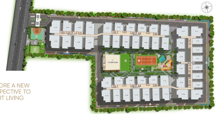 Master Plan, ghr-titania 3 Bedroom 1686 Sq.Ft. Apartment In Kondapur Hyderabad 7857846