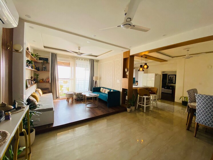 Living Room, shree-balaji-cghs 4 Bedroom 2200 Sq.Ft. Apartment In Sector 45 Faridabad 7858494